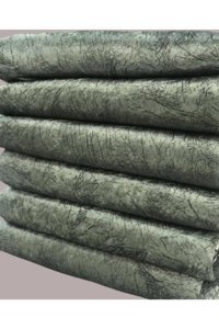 Kkdizayn Polyester Jakarlı Süngerli Çizgili Yeşil Tekli Koltuk Örtüsü 170x210 cm