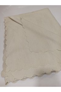 Şener Home Kadife Polar Süngersiz Düz Bej Tekli Koltuk Örtüsü 175x215 cm