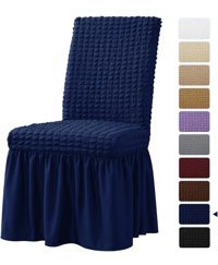Elgeyar Pamuklu - Polyester Bürümcük Giydirmeli Mavi Koltuk Örtüsü 35x50 cm