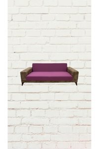 Şahane Ev Mikro Polyester Likralı Jakarlı Süngersiz Düz Giydirmeli Lastikli Pembe İkili Koltuk Örtüsü 78x55 cm