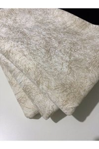 Ayhan Home Polyester Süngerli Mermer Desenli Krem Tekli Koltuk Örtüsü 175x215 cm