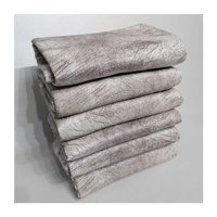 Deneme Zamanı Polyester Polar Jakarlı Süngerli Beyaz Üçlü Koltuk Örtüsü 175x210 cm