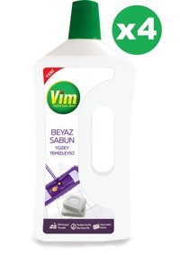 Vim Beyaz Sabun Kokulu Yüzey Temizleyici 4x1 lt