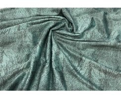 Lavina Pamuklu - Polyester Nubuk Süngersiz Çizgili Yeşil Tekli Koltuk Örtüsü 130x170 cm