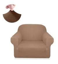 Elgeyar Polyester Likralı Jakarlı Süngersiz Armürlü Giydirmeli Lacivert İkili Koltuk Örtüsü 75x115 cm