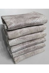 Enti Ev Tekstili HG-66 Polyester Polar Jakarlı Süngerli Bej Üçlü Koltuk Örtüsü 170x200 cm