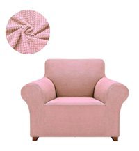 Furkanticaret Pamuklu - Polyester Likralı Süngersiz Düz Giydirmeli Somon Tekli Koltuk Örtüsü 90x100 cm