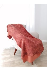 As Homes Pamuklu Süngersiz Kiremit Tekli Koltuk Örtüsü 175x215 cm