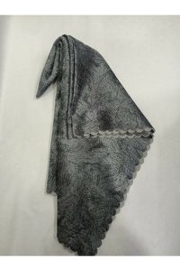 Madame Blue Süngerli Çizgili Gri Tekli Koltuk Örtüsü 170x210 cm