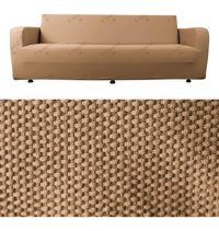 Bibaha Polyester Likralı Süngersiz Giydirmeli Lastikli Kahverengi Tekli Koltuk Örtüsü 180x230 cm