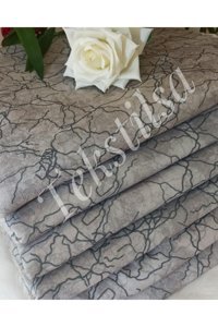 Tekstilsa Kadife Polar Süngerli Çizgili Haki Tekli Koltuk Örtüsü 170x210 cm