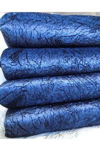 Enti Ev Tekstili 151920 Polyester Polar Jakarlı Süngersiz Kaymaz Lacivert Üçlü Koltuk Örtüsü 170x200 cm