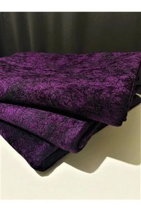 Favoriteks Kadife Süngerli Düz Mor Tekli Koltuk Örtüsü 170x210 cm