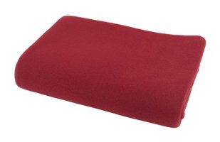 Ecottonworks Polyester Polar Jakarlı Süngersiz Düz Kırmızı Üçlü Koltuk Örtüsü 200x220 cm