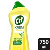 Cif Krem Limon Kokulu Yüzey Temizleyici 750 ml