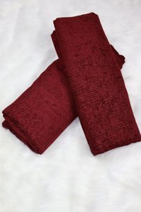 Zerif Home Likralı Jakarlı Süngersiz Düz Bordo Tekli Koltuk Örtüsü 175x210 cm