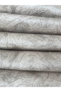 Hilal Home Kadife Süngerli Çizgili Krem Tekli Koltuk Örtüsü 170x240 cm