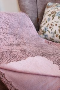 Bc Home Polyester Tay Tüyü Süngersiz Gül Kurusu Tekli Koltuk Örtüsü 170x210 cm