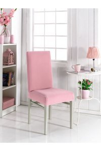 Hanemce Pamuklu - Polyester Likralı Pembe Koltuk Örtüsü 35x45 cm