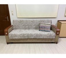Life Line Pamuklu Saçaklı Süngersiz Kamuflaj Desenli Kahverengi Tekli Koltuk Örtüsü 170x220 cm