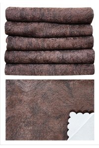 Şehrinaz Home Kadife Polar Süngerli Çizgili Kahverengi Tekli Koltuk Örtüsü 170x200 cm