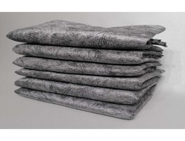 Uygar Home Pamuklu - Polyester Polar Süngerli Mermer Desenli Gri Tekli Koltuk Örtüsü 180x220 cm