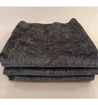 Enti Ev Tekstili Polyester Polar Jakarlı Süngerli Antrasit Üçlü Koltuk Örtüsü 170x200 cm