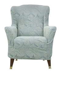 Seltenet Pamuklu - Polyester Likralı Jakarlı Süngersiz Giydirmeli Su Geçirmez Gri Tekli Koltuk Örtüsü 180x230 cm
