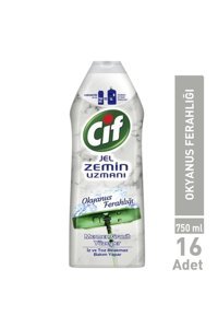 Cif Okyanus Ferahlığı Kokulu Yüzey Temizleyici 16x750 ml