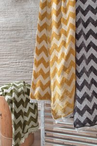 Yataş Crochet Akrilik Polar Saçaklı Süngersiz Düz Yeşil Tekli Koltuk Örtüsü 130x170 cm