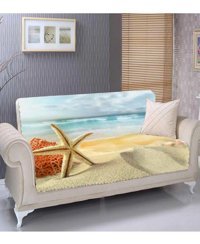 Else Halı Pamuklu - Polyester Polar Jakarlı Süngersiz Beyaz Üçlü Koltuk Örtüsü 175x225 cm