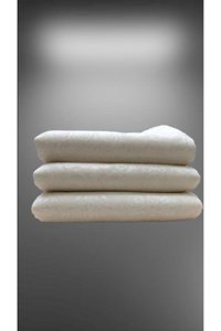 Kkdizayn Polyester Jakarlı Süngerli Çizgili Beyaz Tekli Koltuk Örtüsü 180x200 cm