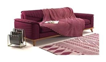 A.S.T Topdağı Tekstil Polyester Süngersiz Düz Pembe Tekli Koltuk Örtüsü 180x220 cm