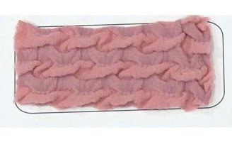 Mandaş Bürümcük Fırfırlı Süngersiz Kareli Giydirmeli Pembe İkili Koltuk Örtüsü
