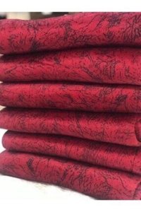 Selçuklu Tekstil Pamuklu - Polyester Polar Pofuduk Süngerli Çizgili Kırmızı Üçlü Koltuk Örtüsü 170x220 cm