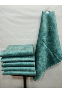 Madame Clean Home Pamuklu - Polyester Süngerli Çizgili Yeşil Tekli Koltuk Örtüsü 170x210 cm