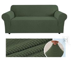 Heytgah Pamuklu - Polyester Bürümcük Süngersiz Kapitone Giydirmeli Mavi 3-2-1-1 Koltuk Örtüsü 80x120 cm