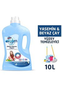 Bingo Oxyjen Yasemin ve Beyaz Çay Kokulu Yüzey Temizleyici 4x2.5 lt