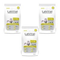 Lavital Nutrition For Lifetime Somonlu Az Tahıllı Yavru Kuru Kedi Maması 3x1.5 kg