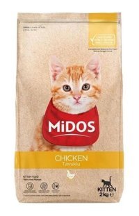Midos Tavuk Tahıllı Yavru Kuru Kedi Maması 2 kg
