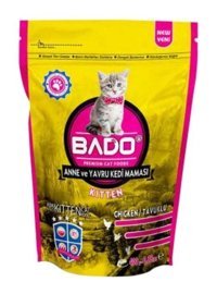 Bado Tavuk Yetişkin-Yavru Kuru Kedi Maması 400 gr