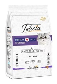 Felicia Sterilised Somonlu Kısırlaştırılmış Yetişkin Kuru Kedi Maması 400 gr