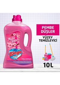 Bingo Pembe Düşler Kokulu Yüzey Temizleyici 4x2.5 lt