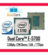 Intel Pentium E5700 2 Çekirdekli 3.0 GHz 2 MB Ön Bellek LGA 775 Soket Tipi İşlemci