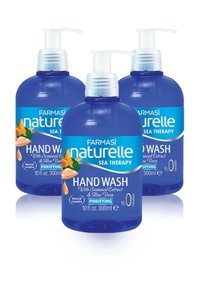 Farmasi Naturelle Okyanus Esintisi Nemlendiricili Parabensiz 3'lü 300 ml Sıvı Sabun