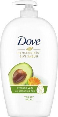 Dove Avokado Özü Nemlendiricili Parabensiz Vegan 6'lı 450 ml Sıvı Sabun