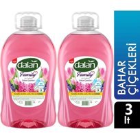 Dalan Family Bahar Çiçekleri Alkolsüz Antibakteriyel Organik 2'li 3 lt Sıvı Sabun