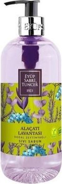 Eyüp Sabri Tuncer 1923 Alaçatı Lavantası Alkolsüz Antibakteriyel Organik Nemlendiricili Parabensiz Vegan 4'lü 500 ml Sıvı Sabun