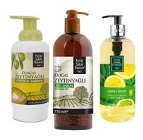 Eyüp Sabri Tuncer 1923 Karışık Alkolsüz Antibakteriyel Organik Nemlendiricili Parabensiz Vegan Köpük 3'lü 500 ml Sıvı Sabun