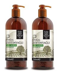 Eyüp Sabri Tuncer 1923 Zeytinyağlı Alkolsüz Antibakteriyel Organik Nemlendiricili Parabensiz Vegan 2'li 750 ml Sıvı Sabun